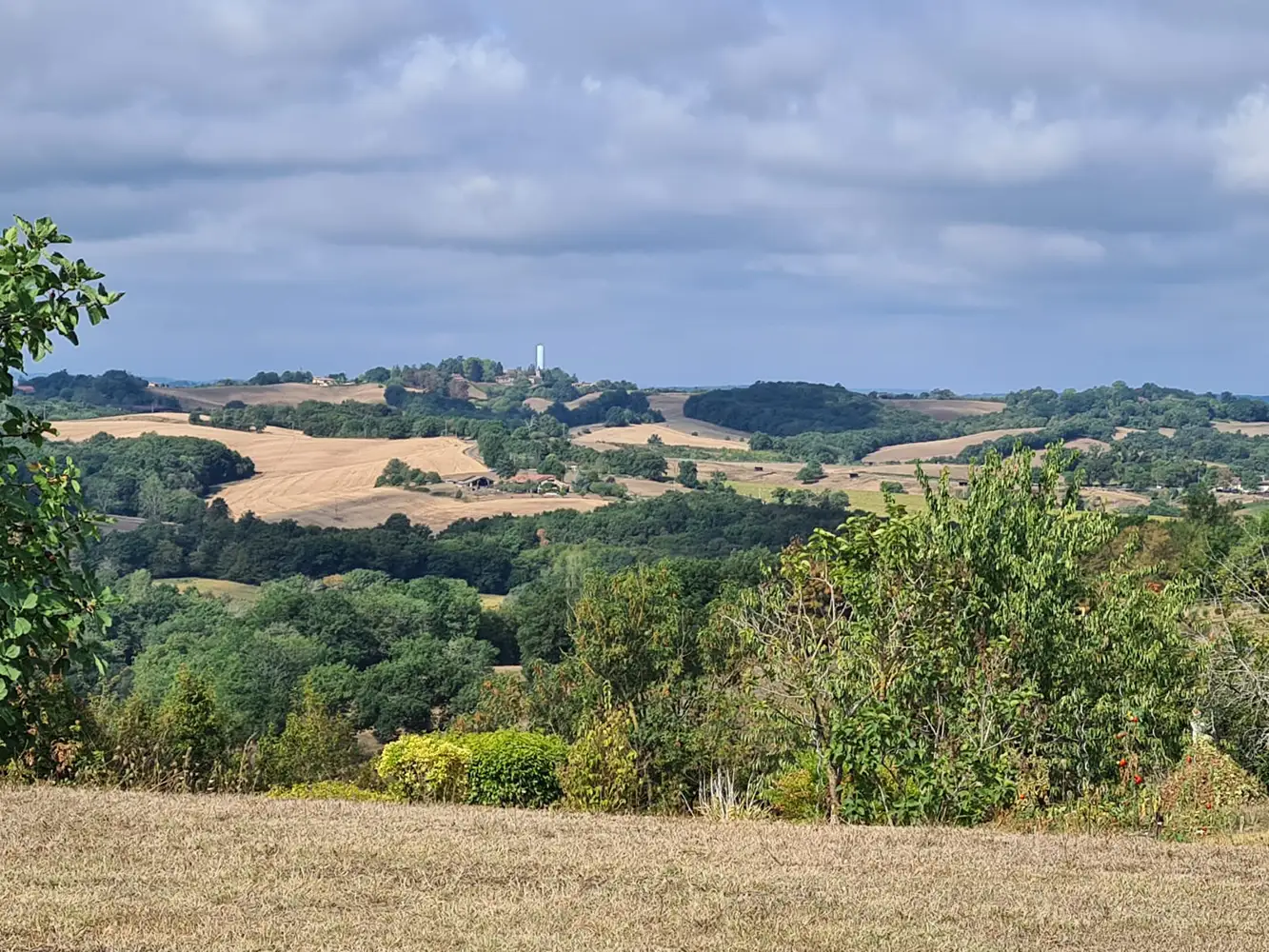 De natuur rond de Bed and Breakfast 'Domaine Lagarrière'