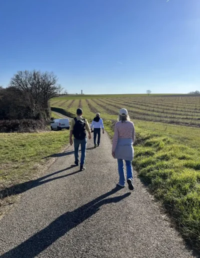 Walking past Gîtes in France