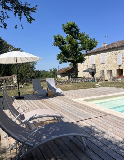 holiday home with swimming pool